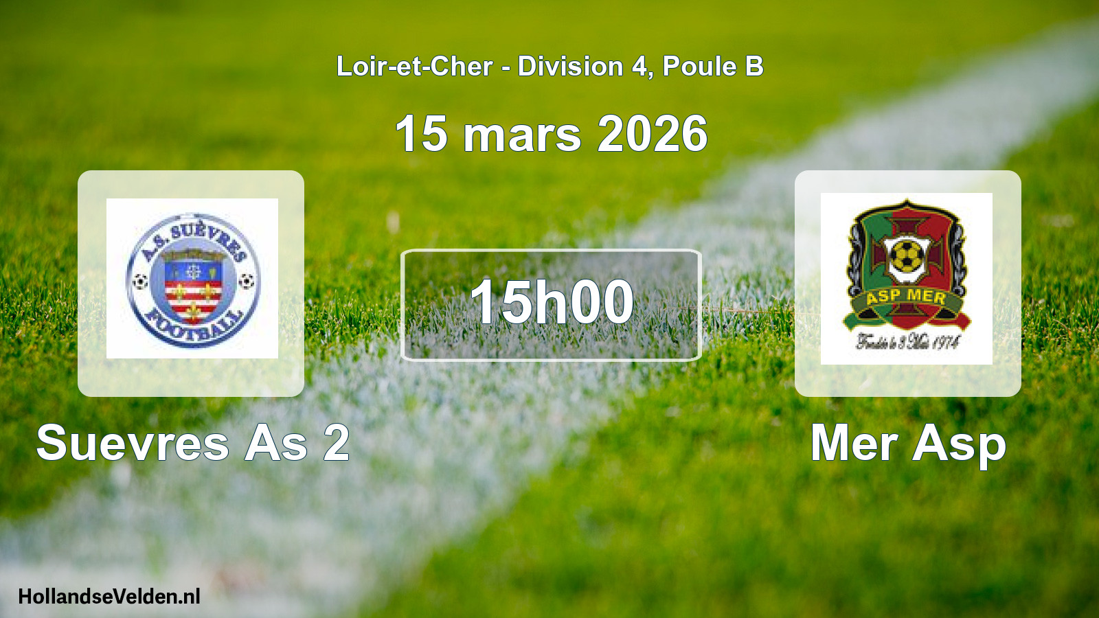 Scheduled Match: Suevres As 2 - Mer Asp (15 March 2026)