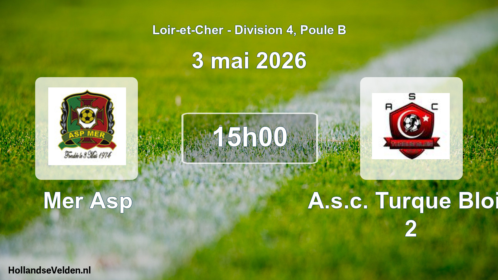 Scheduled Match: Mer Asp - A.s.c. Turque Blois 2 (3 May 2026)