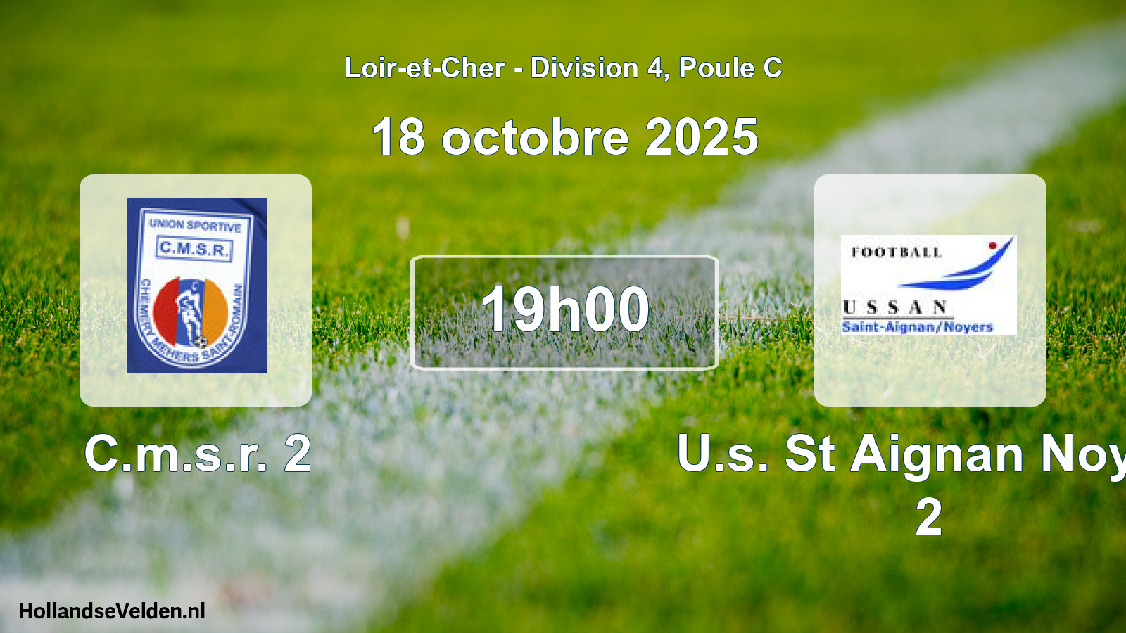 Scheduled Match: C.m.s.r. 2 - U.s. St Aignan Noyer 2 (18 October 2025)