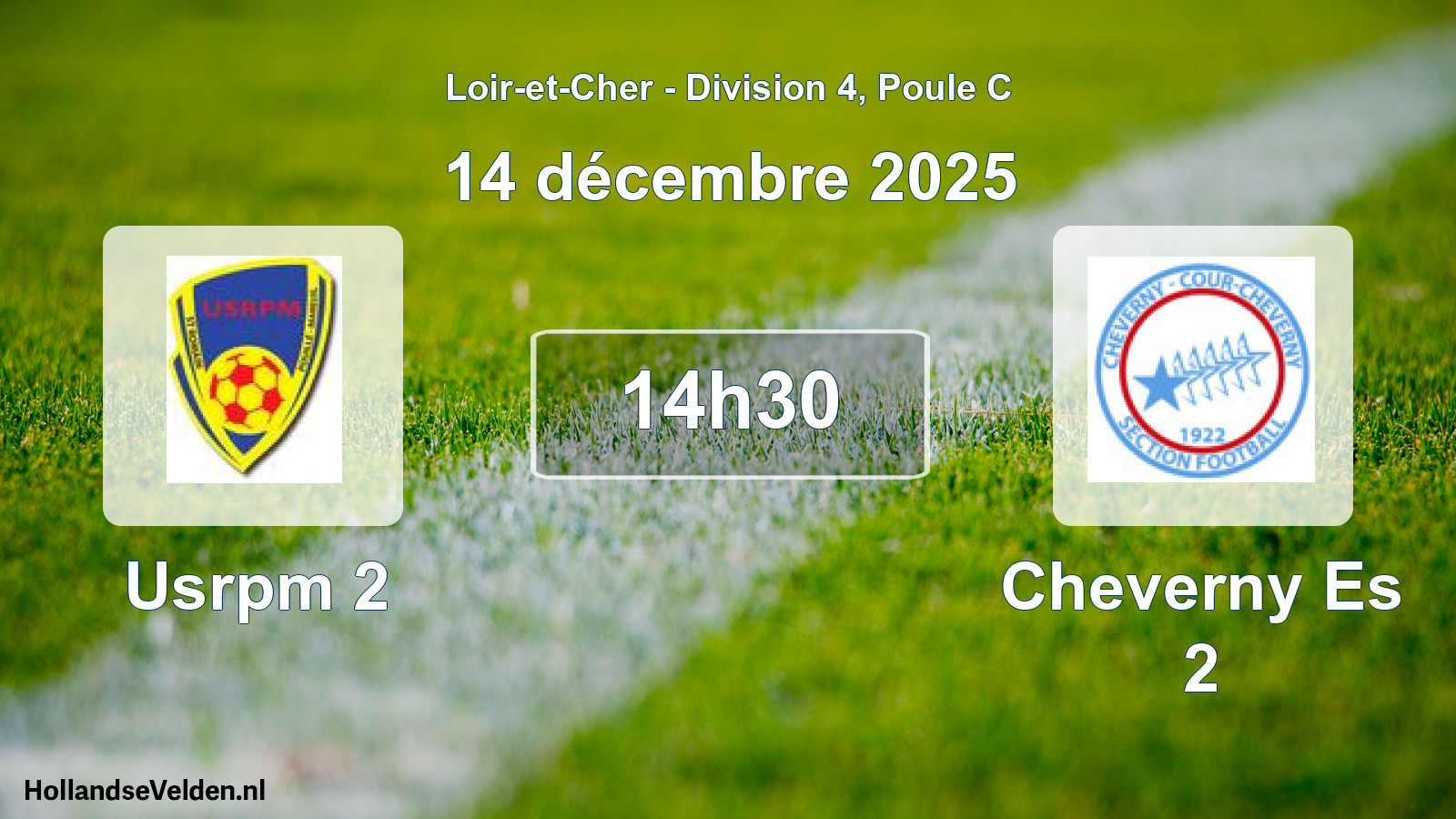 Scheduled Match: Usrpm 2 - Cheverny Es 2 (14 December 2025)
