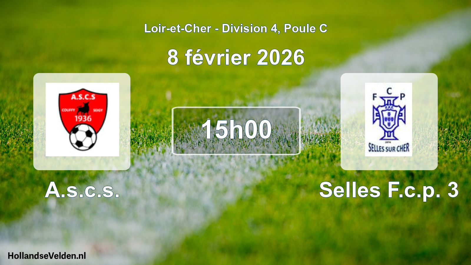 Scheduled Match: A.s.c.s. - Selles F.c.p. 3 (8 February 2026)