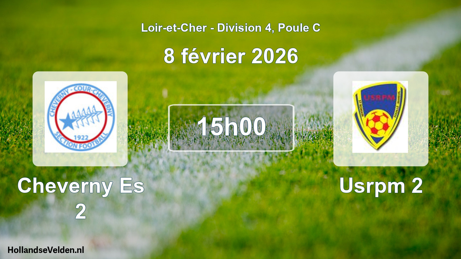 Scheduled Match: Cheverny Es 2 - Usrpm 2 (8 February 2026)