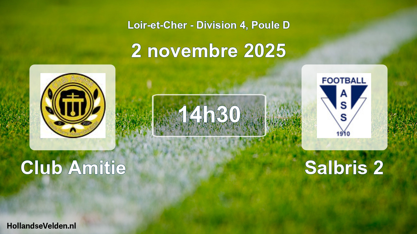 Scheduled Match: Club Amitie - Salbris 2 (2 November 2025)