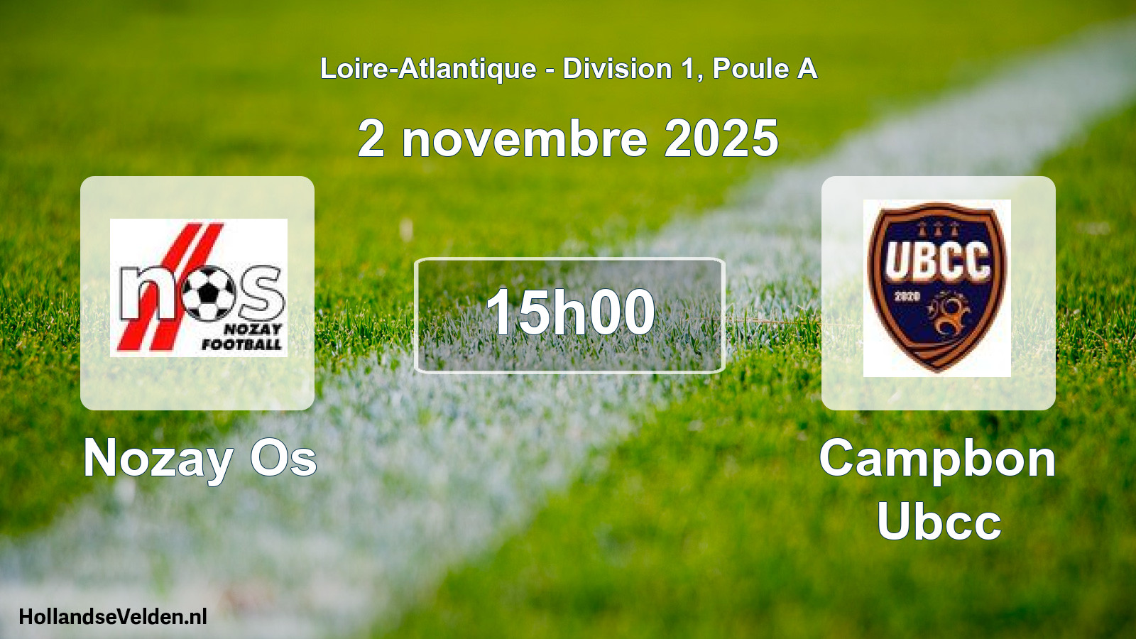 Geplande wedstrijd: Nozay Os - Campbon Ubcc (2 novembre 2025)