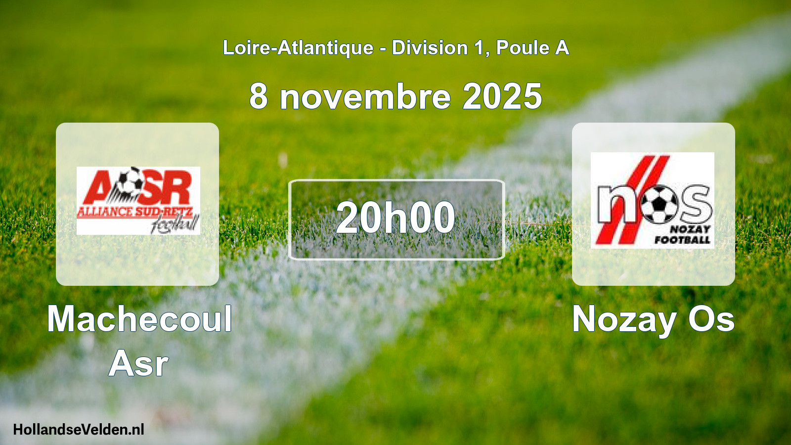Scheduled Match: Machecoul Asr - Nozay Os (8 November 2025)