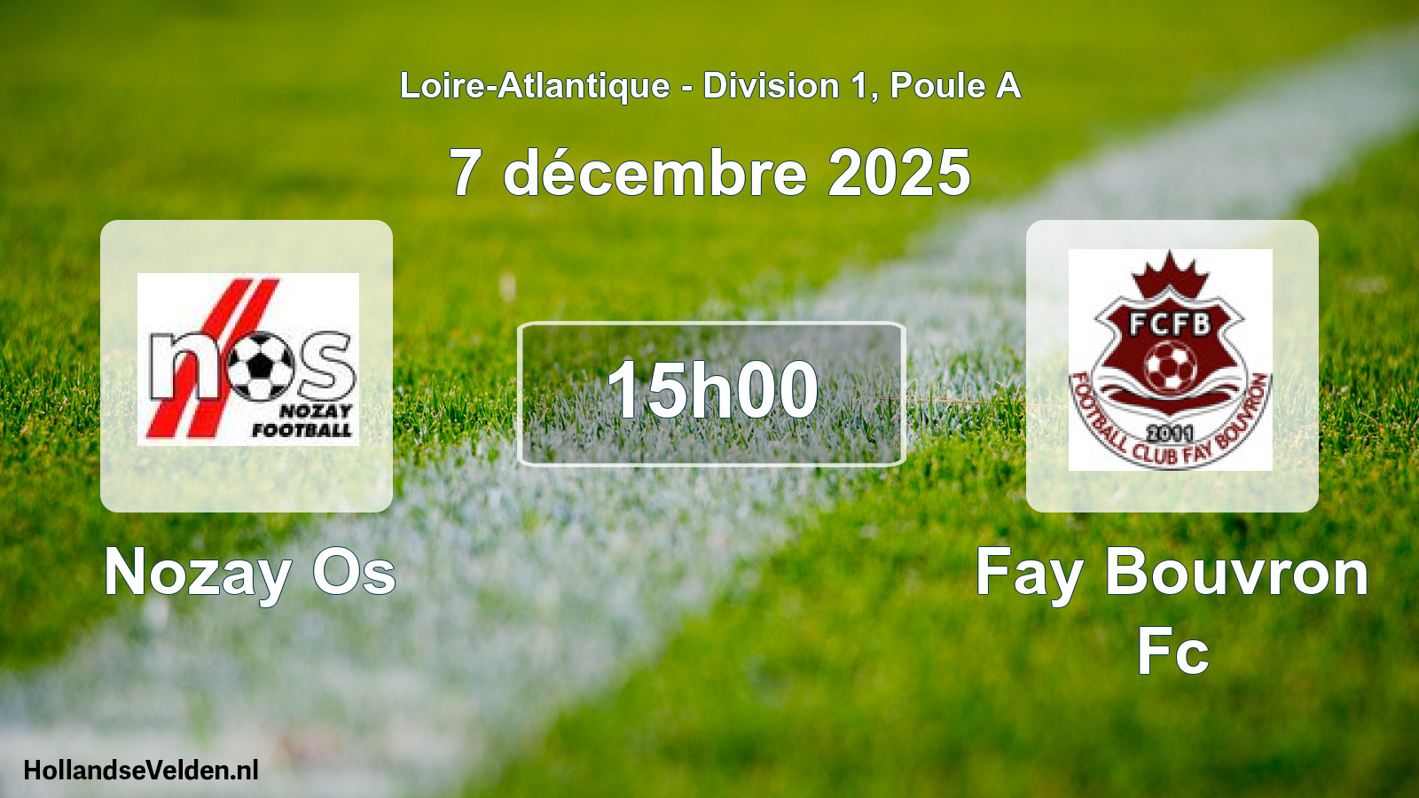 Scheduled Match: Nozay Os - Fay Bouvron Fc (7 December 2025)