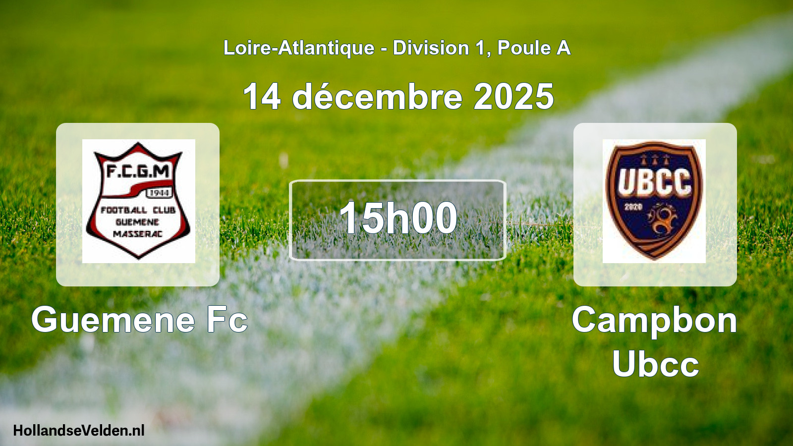 Scheduled Match: Guemene Fc - Campbon Ubcc (14 December 2025)