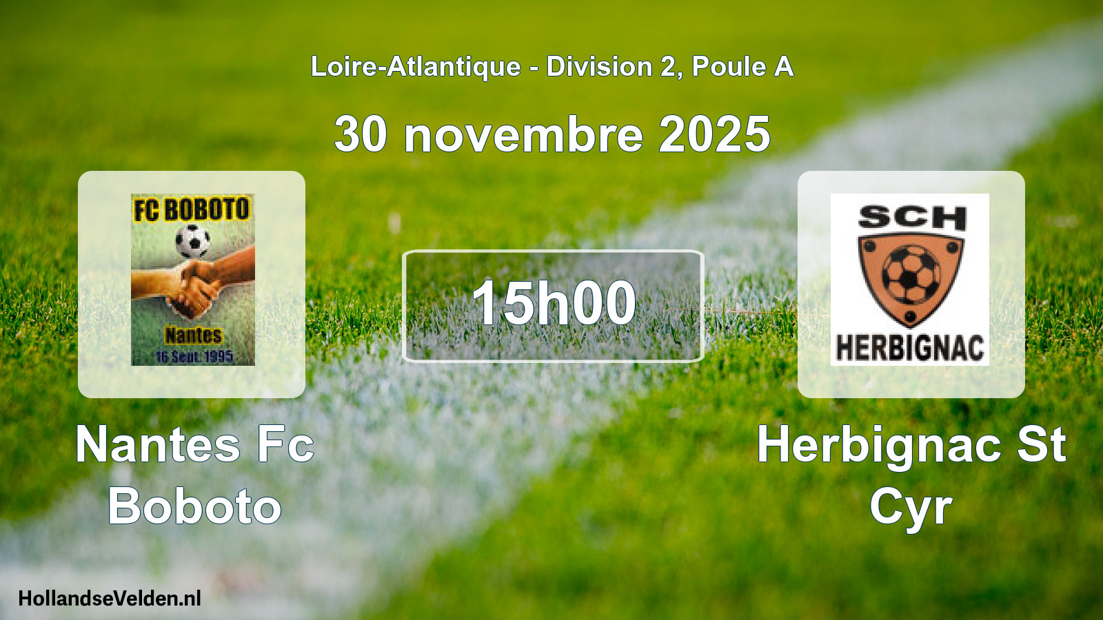 Geplande wedstrijd: Nantes Fc Boboto - Herbignac St Cyr (30 november 2025)