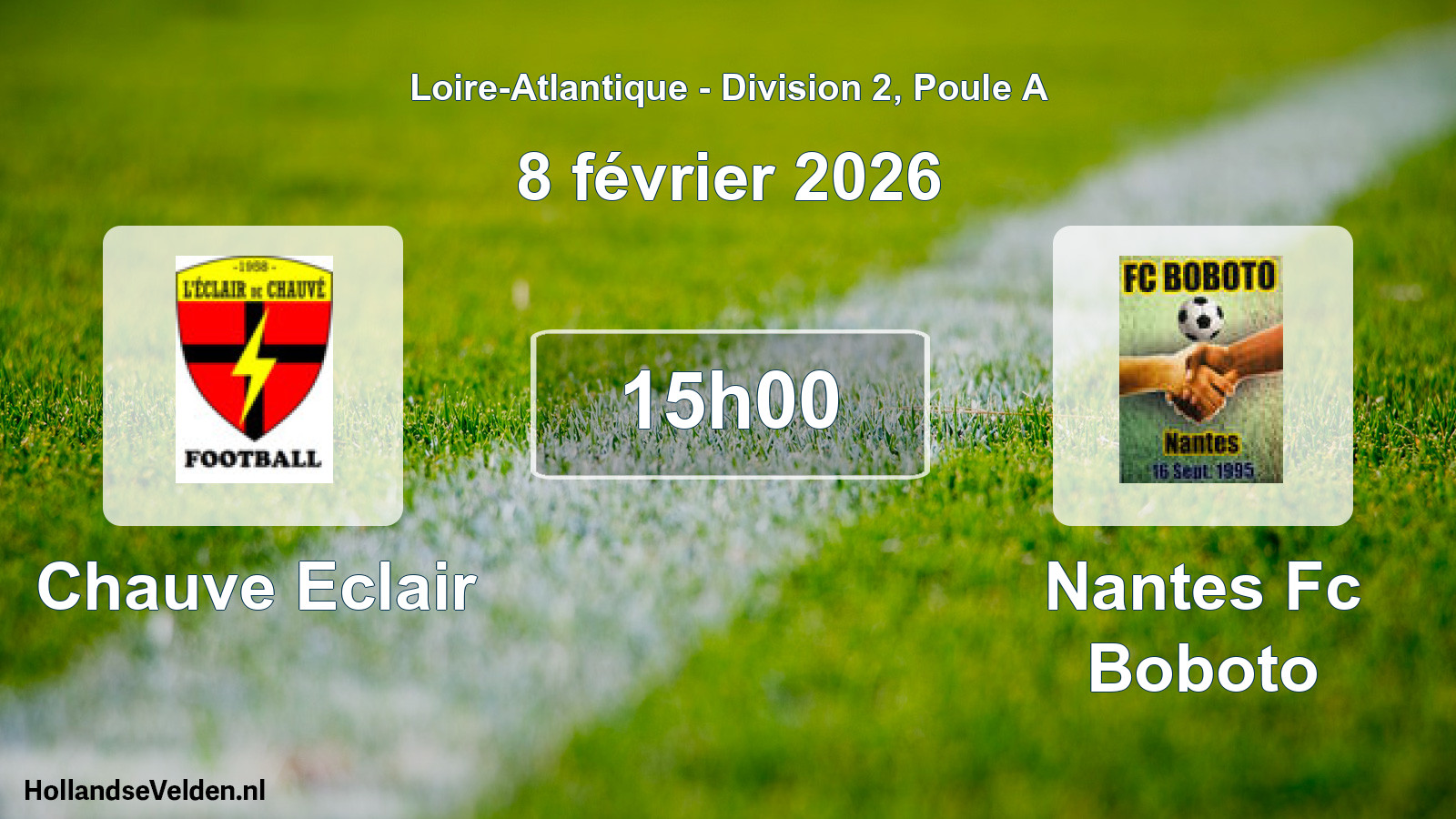 Geplande wedstrijd: Chauve Eclair - Nantes Fc Boboto (8 februari 2026)
