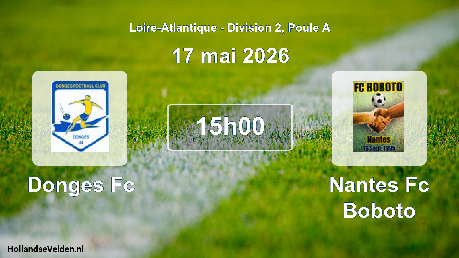 Geplande wedstrijd: Donges Fc - Nantes Fc Boboto (17 mei 2026)