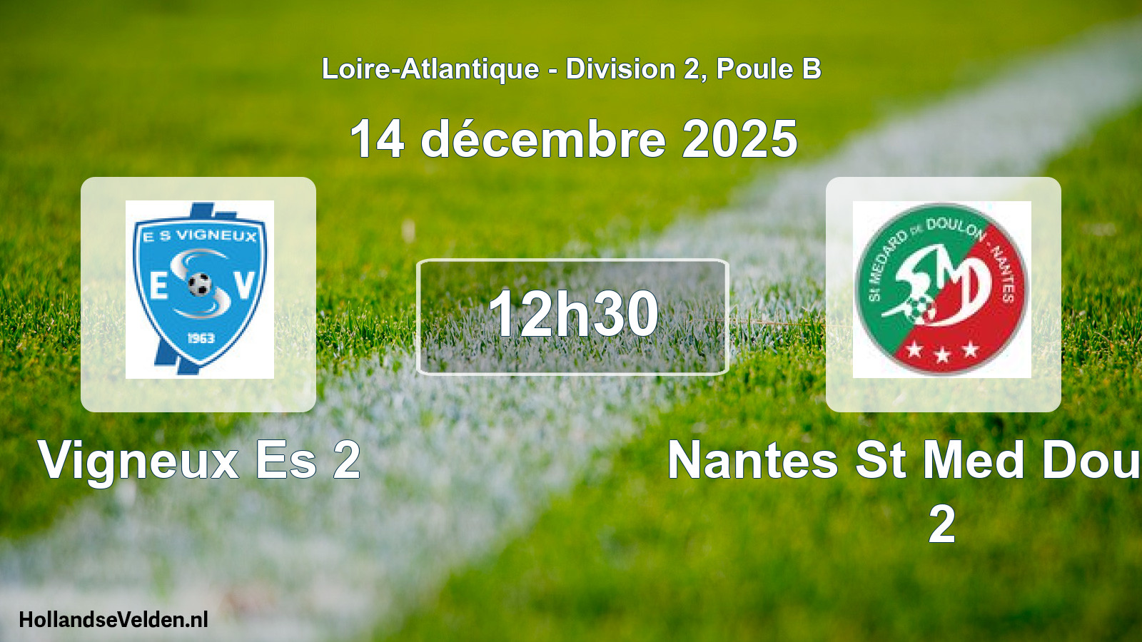 Scheduled Match: Vigneux Es 2 - Nantes St Med Doulon 2 (14 December 2025)