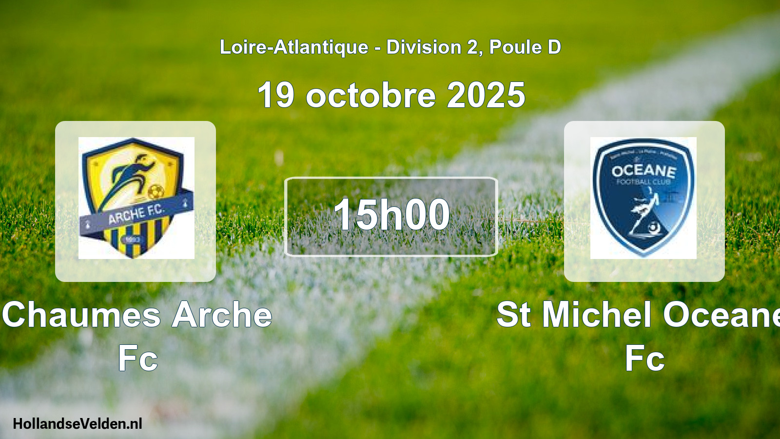 Geplande wedstrijd: Chaumes Arche Fc - St Michel Oceane Fc (19 oktober 2025)