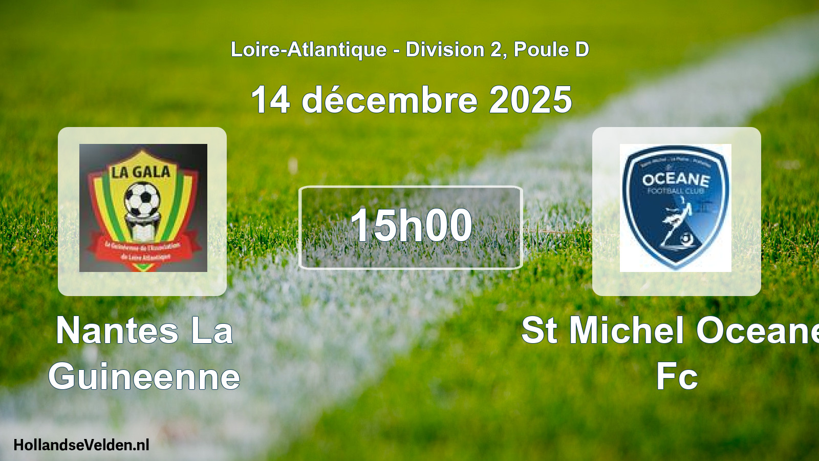 Geplande wedstrijd: Nantes La Guineenne - St Michel Oceane Fc (14 december 2025)