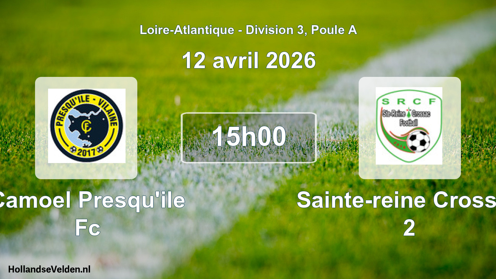 Scheduled Match: Camoel Presqu'ile Fc - Sainte-reine Crossac 2 (12 April 2026)