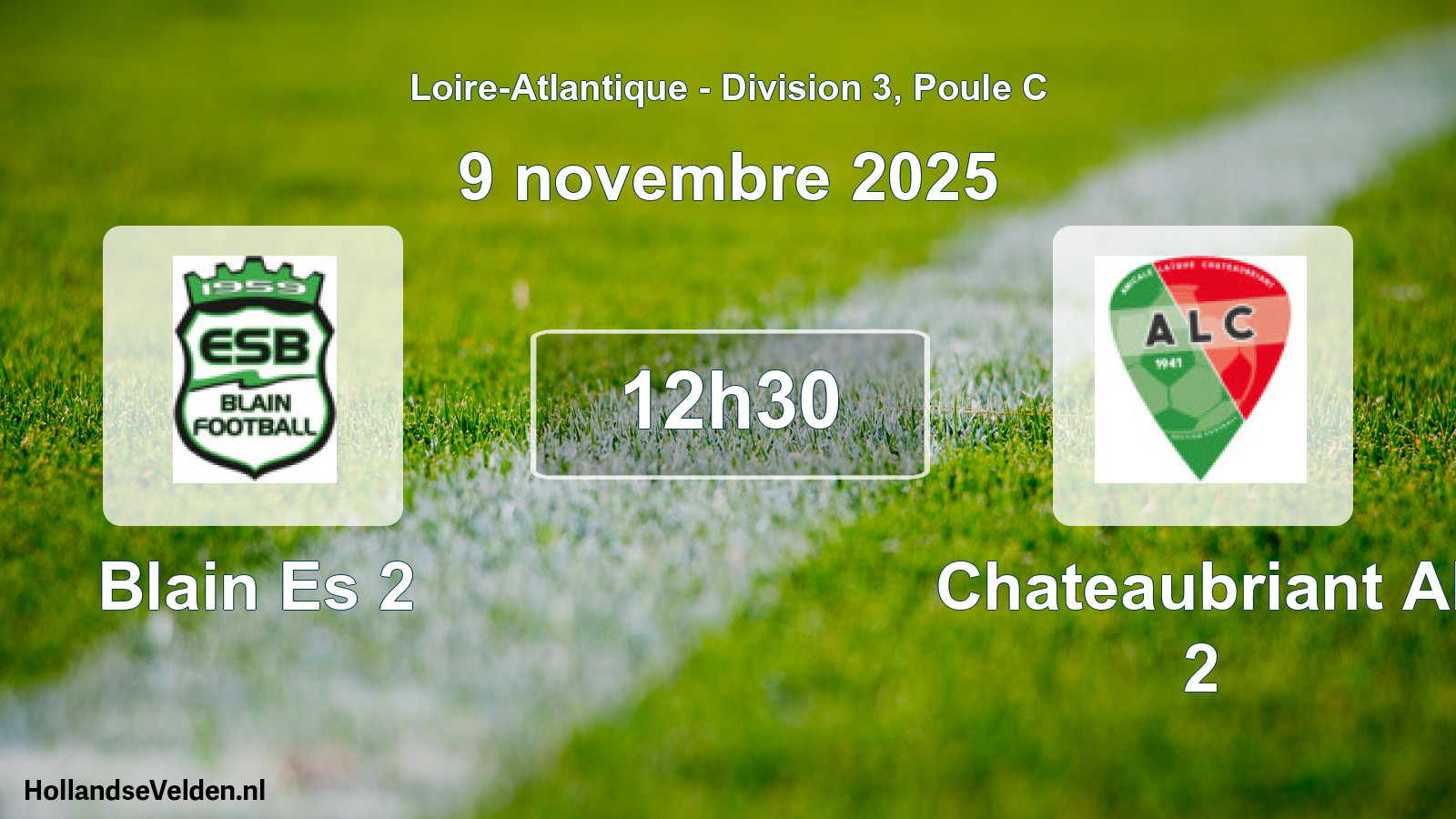Scheduled Match: Blain Es 2 - Chateaubriant Al 2 (9 November 2025)