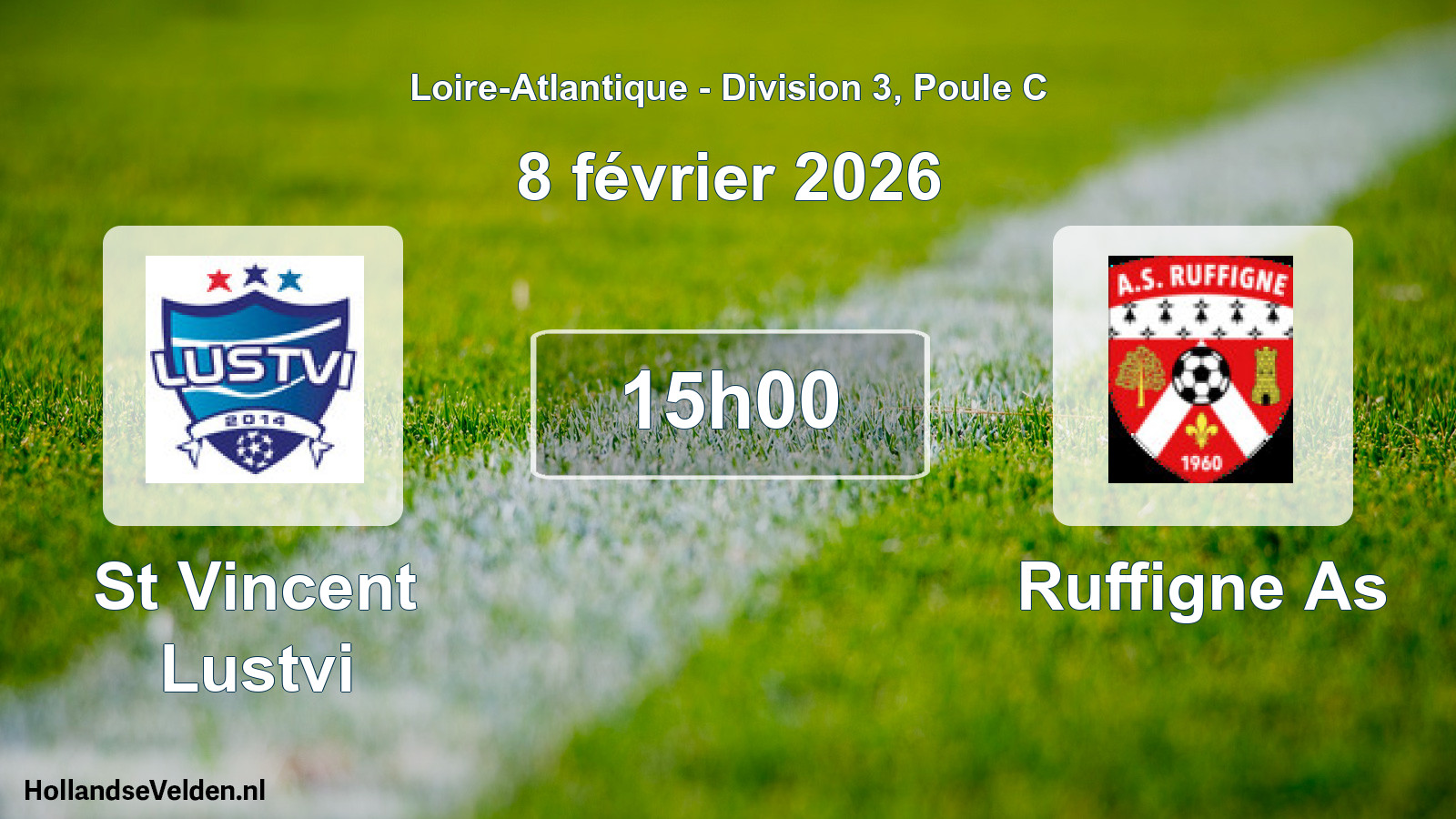 Scheduled Match: St Vincent Lustvi - Ruffigne As (8 February 2026)