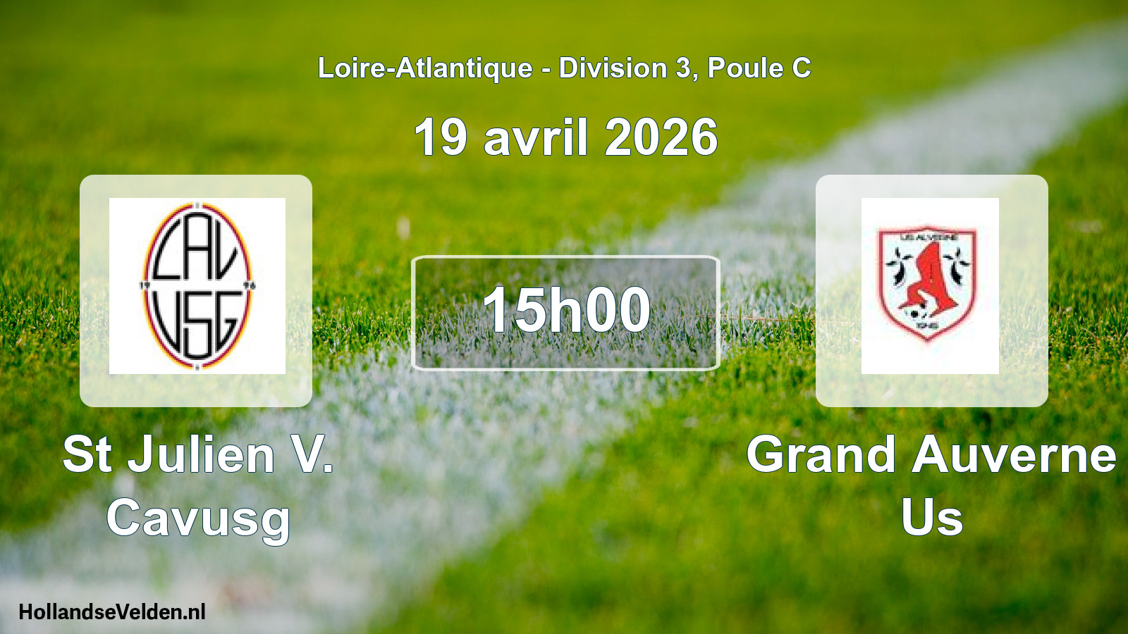 Scheduled Match: St Julien V. Cavusg - Grand Auverne Us (19 April 2026)