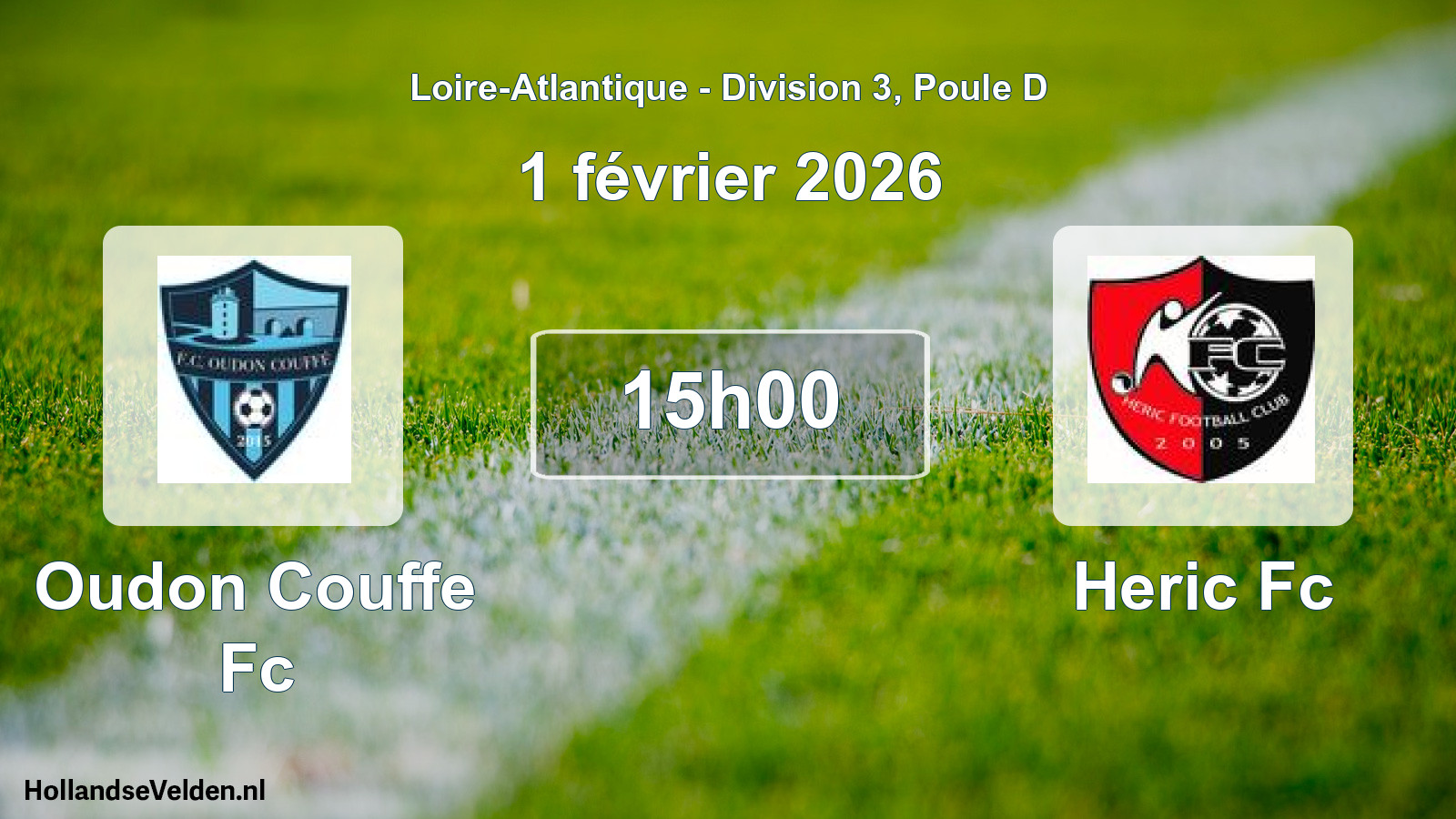 Geplande wedstrijd: Oudon Couffe Fc - Heric Fc (1 février 2026)