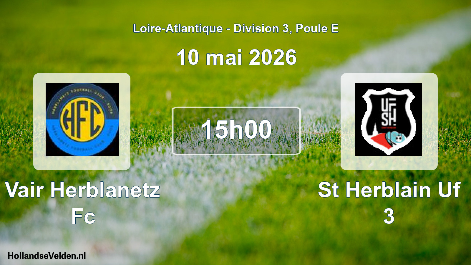 Scheduled Match: Vair Herblanetz Fc - St Herblain Uf 3 (10 May 2026)
