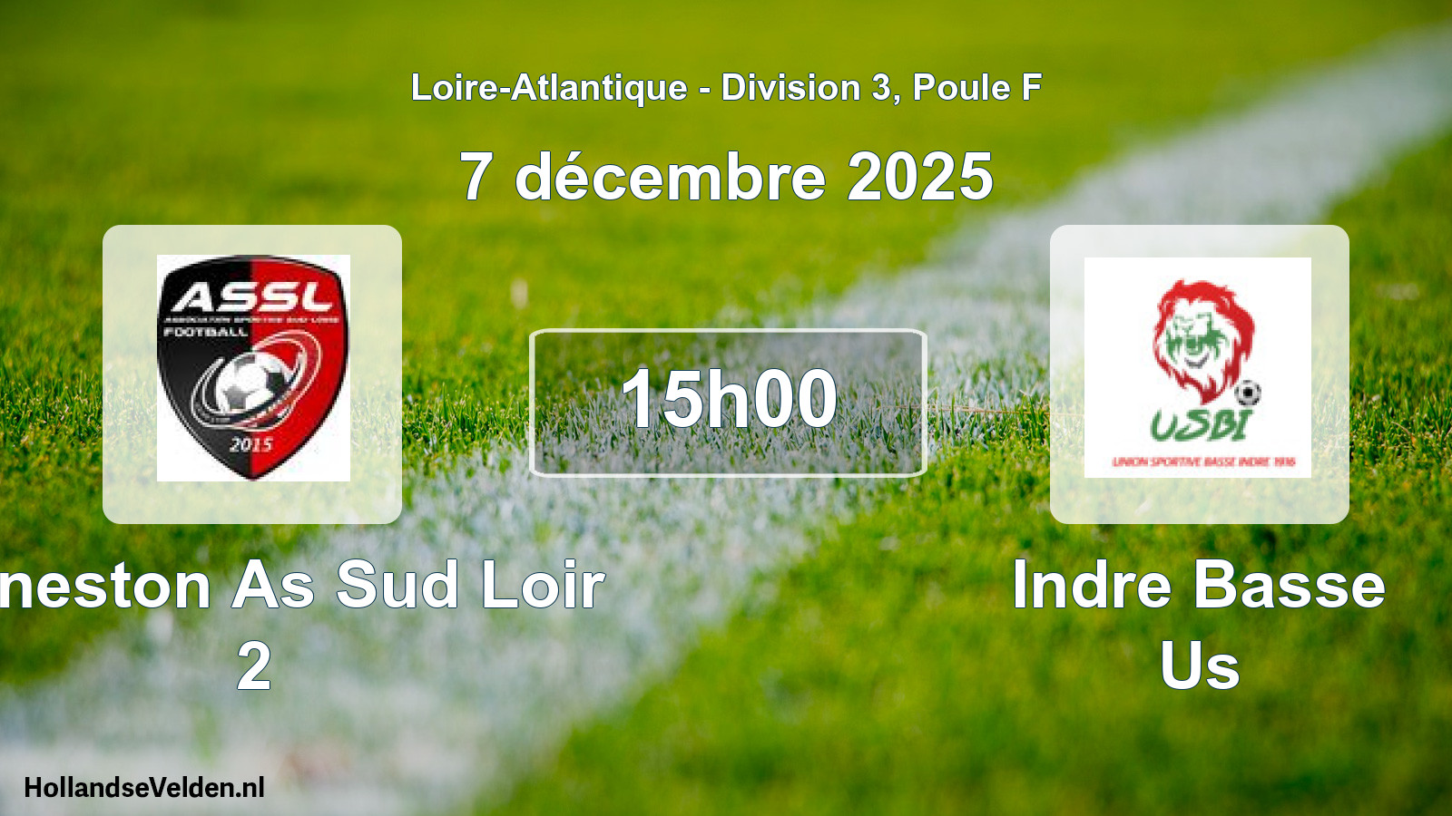 Scheduled Match: Geneston As Sud Loir 2 - Indre Basse Us (7 December 2025)