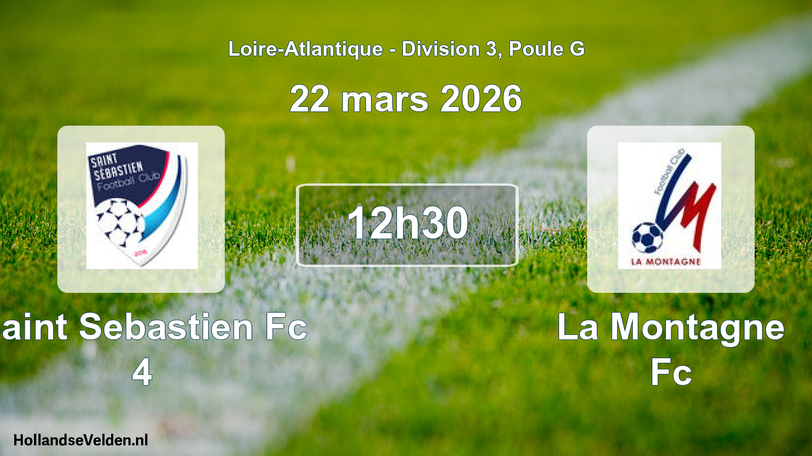 Geplande wedstrijd: Saint Sebastien Fc 4 - La Montagne Fc (22 maart 2026)