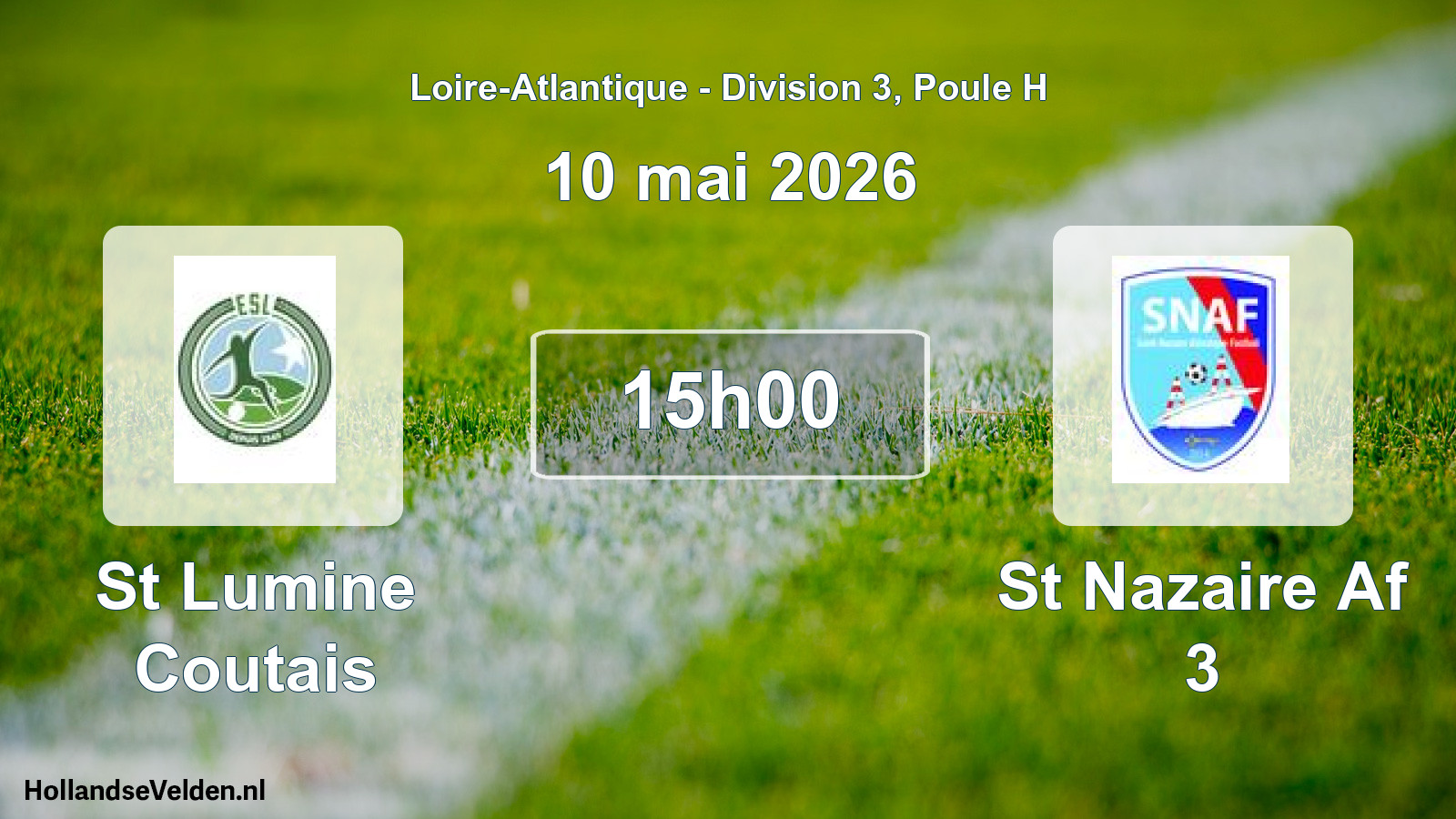 Scheduled Match: St Lumine Coutais - St Nazaire Af 3 (10 May 2026)