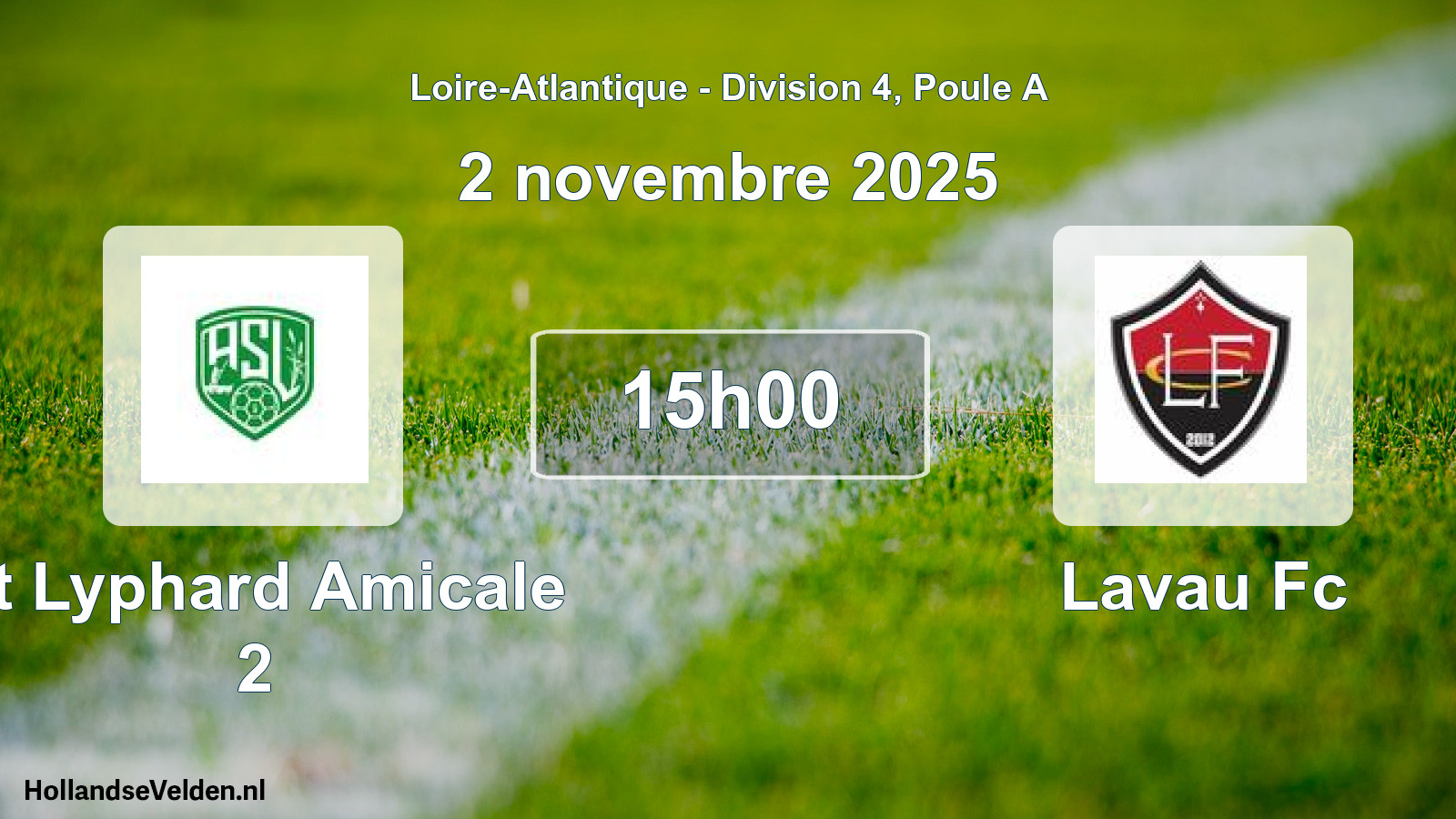 Scheduled Match: St Lyphard Amicale 2 - Lavau Fc (2 November 2025)