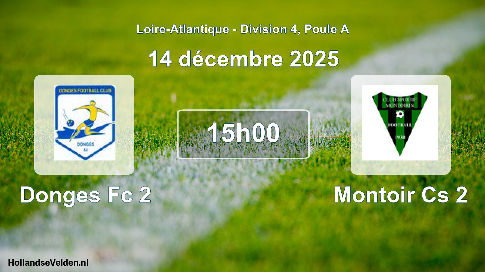 Geplande wedstrijd: Donges Fc 2 - Montoir Cs 2 (14 décembre 2025)