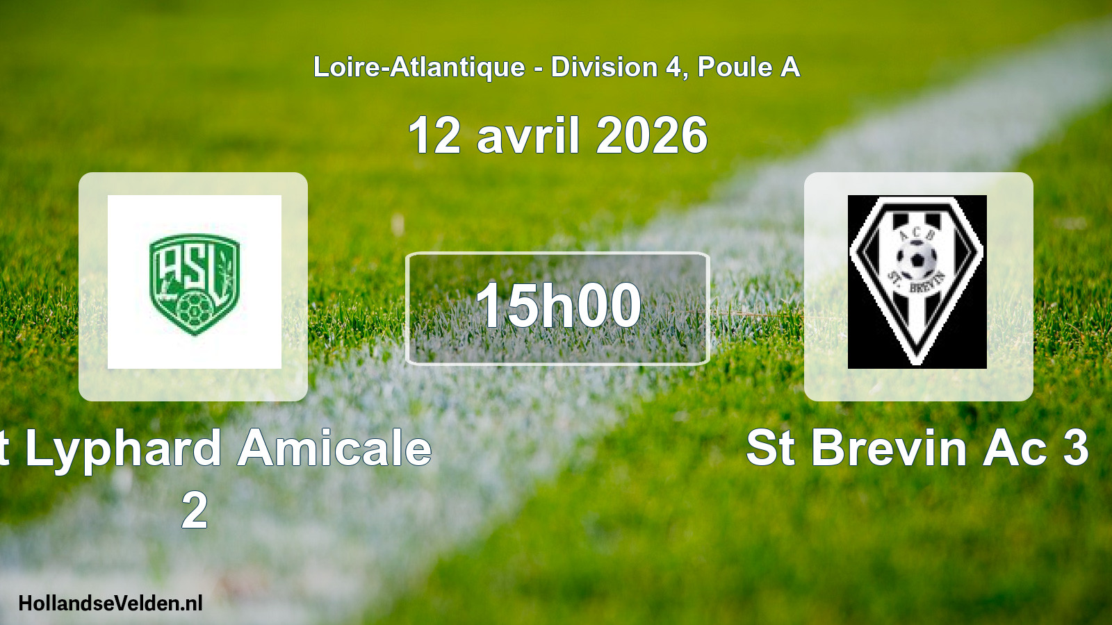 Scheduled Match: St Lyphard Amicale 2 - St Brevin Ac 3 (12 April 2026)