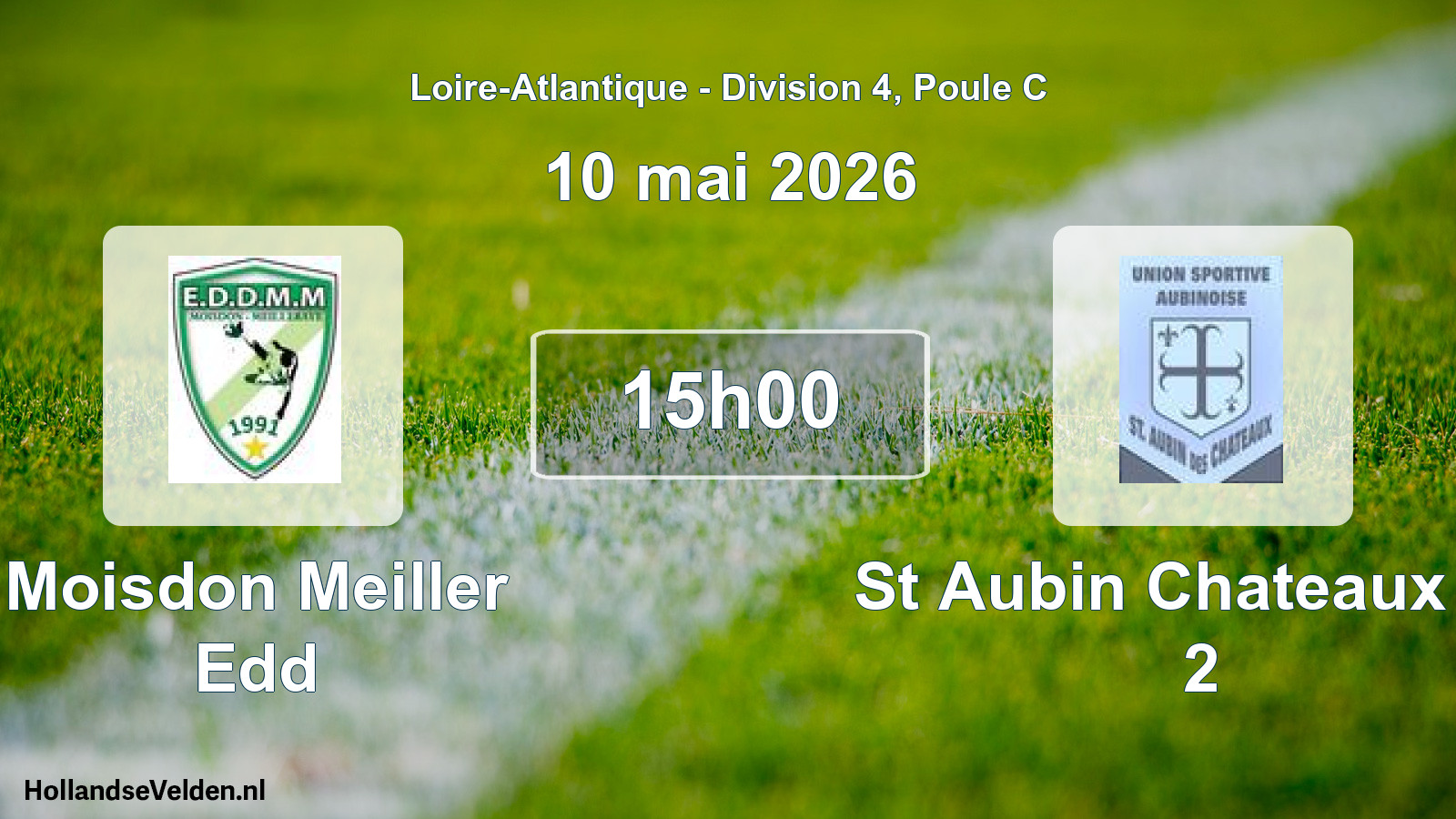 Scheduled Match: Moisdon Meiller Edd - St Aubin Chateaux Us 2 (10 May 2026)