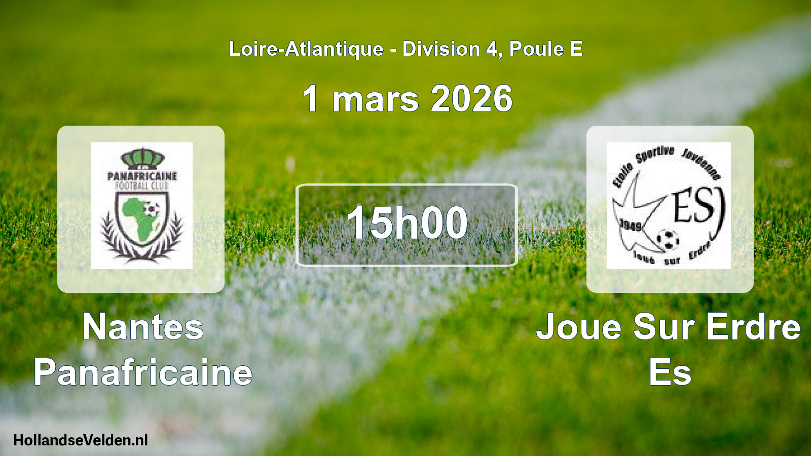 Geplande wedstrijd: Nantes Panafricaine - Joue Sur Erdre Es (1 maart 2026)