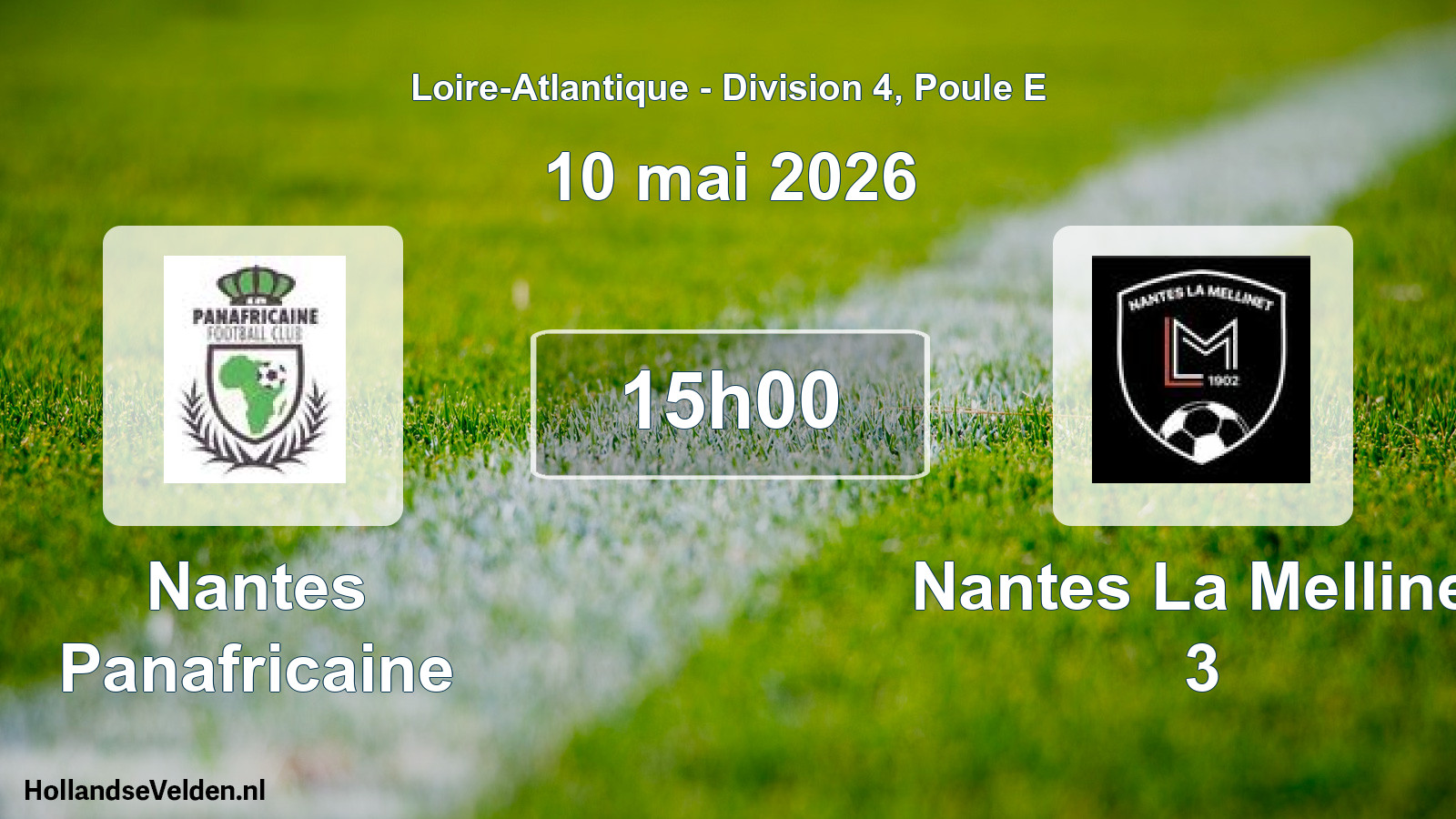 Scheduled Match: Nantes Panafricaine - Nantes La Mellinet 3 (10 May 2026)