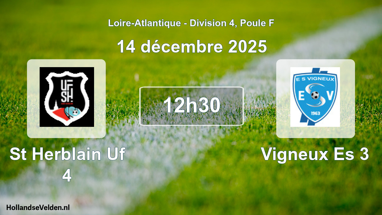Scheduled Match: St Herblain Uf 4 - Vigneux Es 3 (14 December 2025)