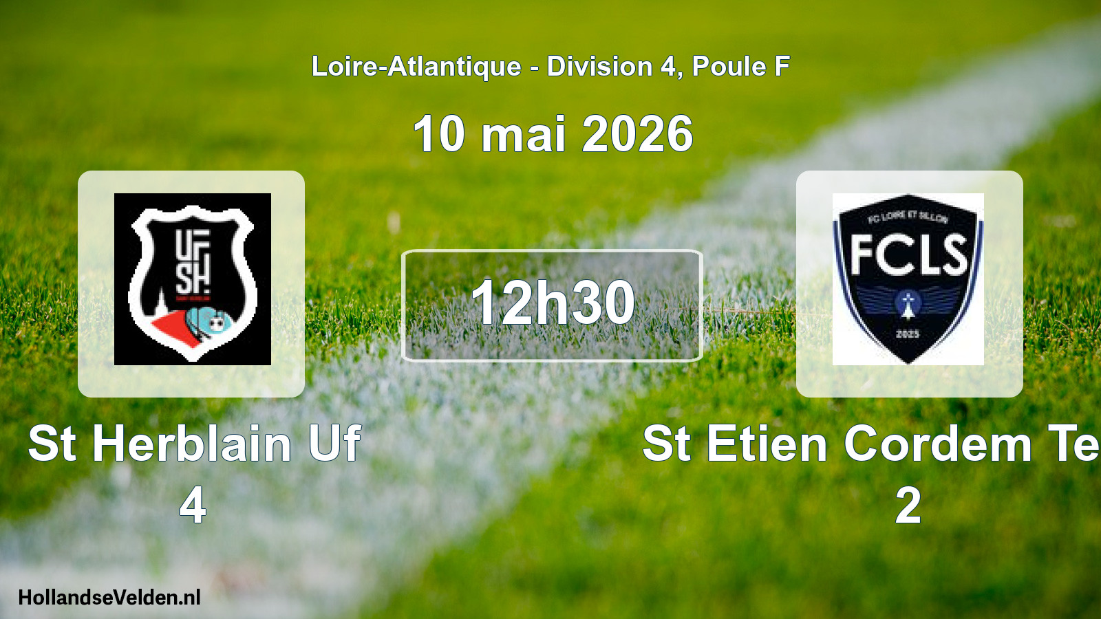 Geplande wedstrijd: St Herblain Uf 4 - St Etien Cordem Temp 2 (10 mei 2026)
