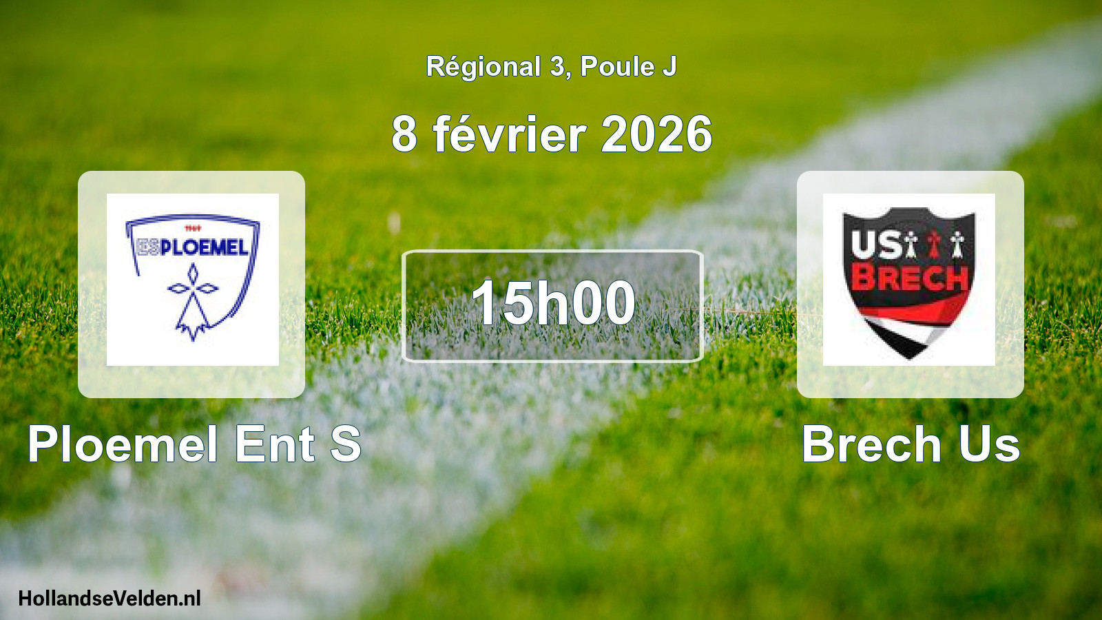 Scheduled Match: Ploemel Ent S - Brech Us (8 February 2026)