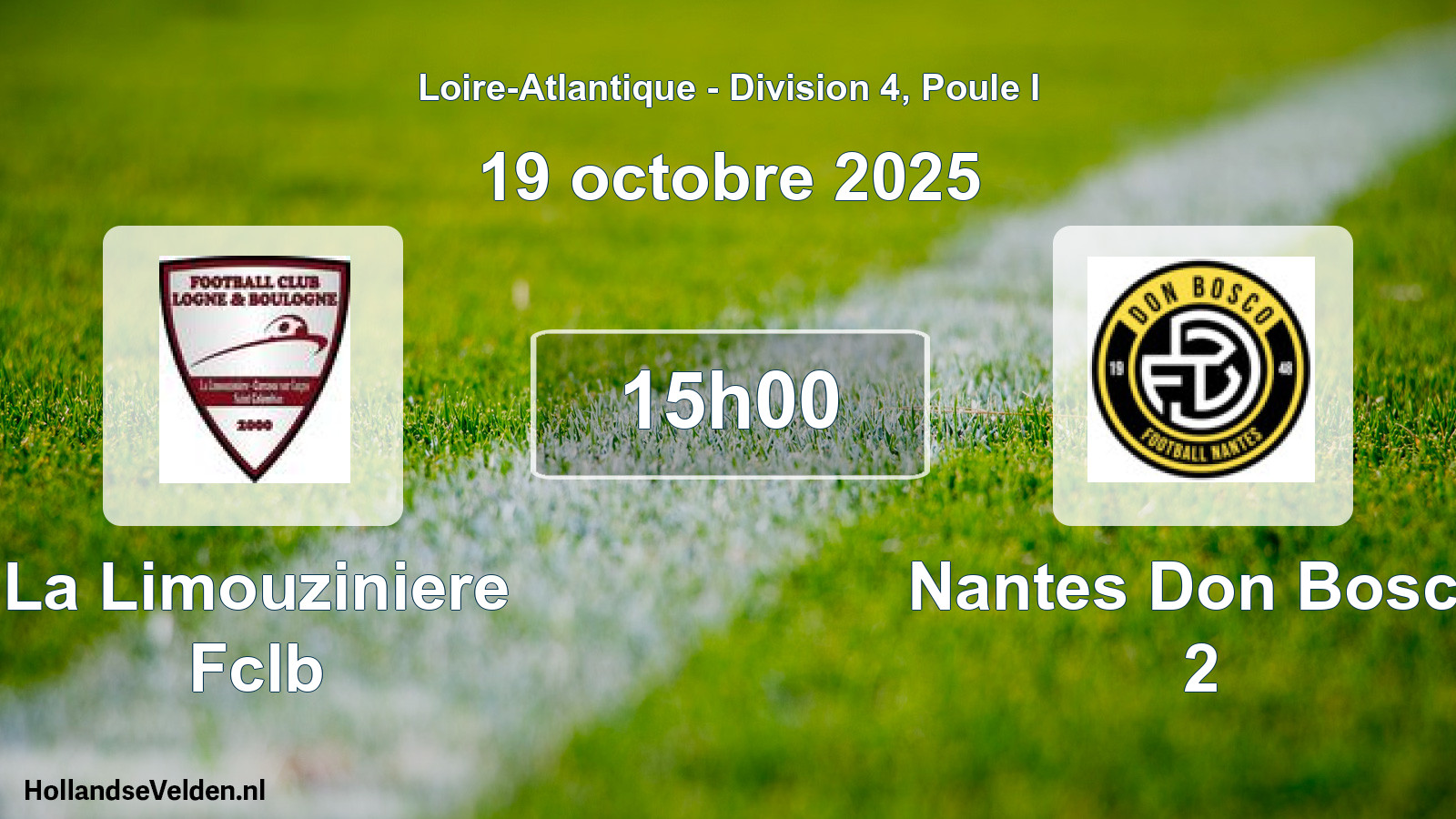 Scheduled Match: La Limouziniere Fclb - Nantes Don Bosco 2 (19 October 2025)