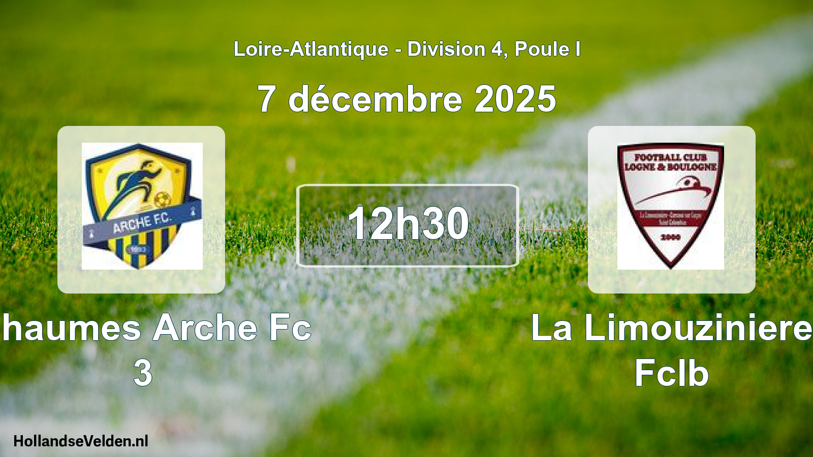 Scheduled Match: Chaumes Arche Fc 3 - La Limouziniere Fclb (7 December 2025)