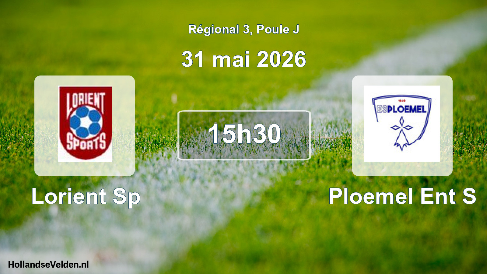 Geplande wedstrijd: Lorient Sp - Ploemel Ent S (31 mai 2026)