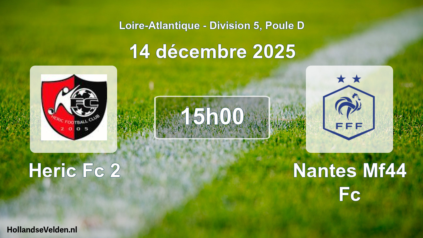 Scheduled Match: Heric Fc 2 - Nantes Mf44 Fc (14 December 2025)