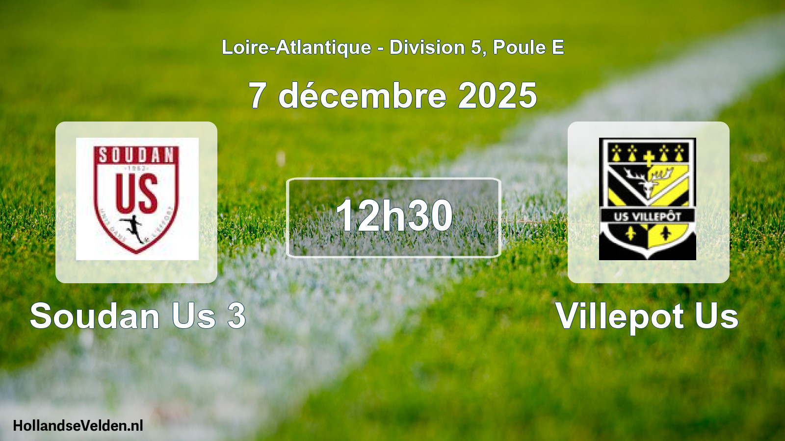 Scheduled Match: Soudan Us 3 - Villepot Us (7 December 2025)