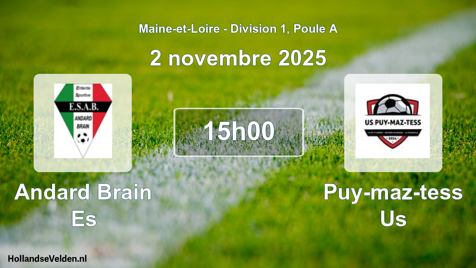 Scheduled Match: Andard Brain Es - Puy-maz-tess Us (2 November 2025)