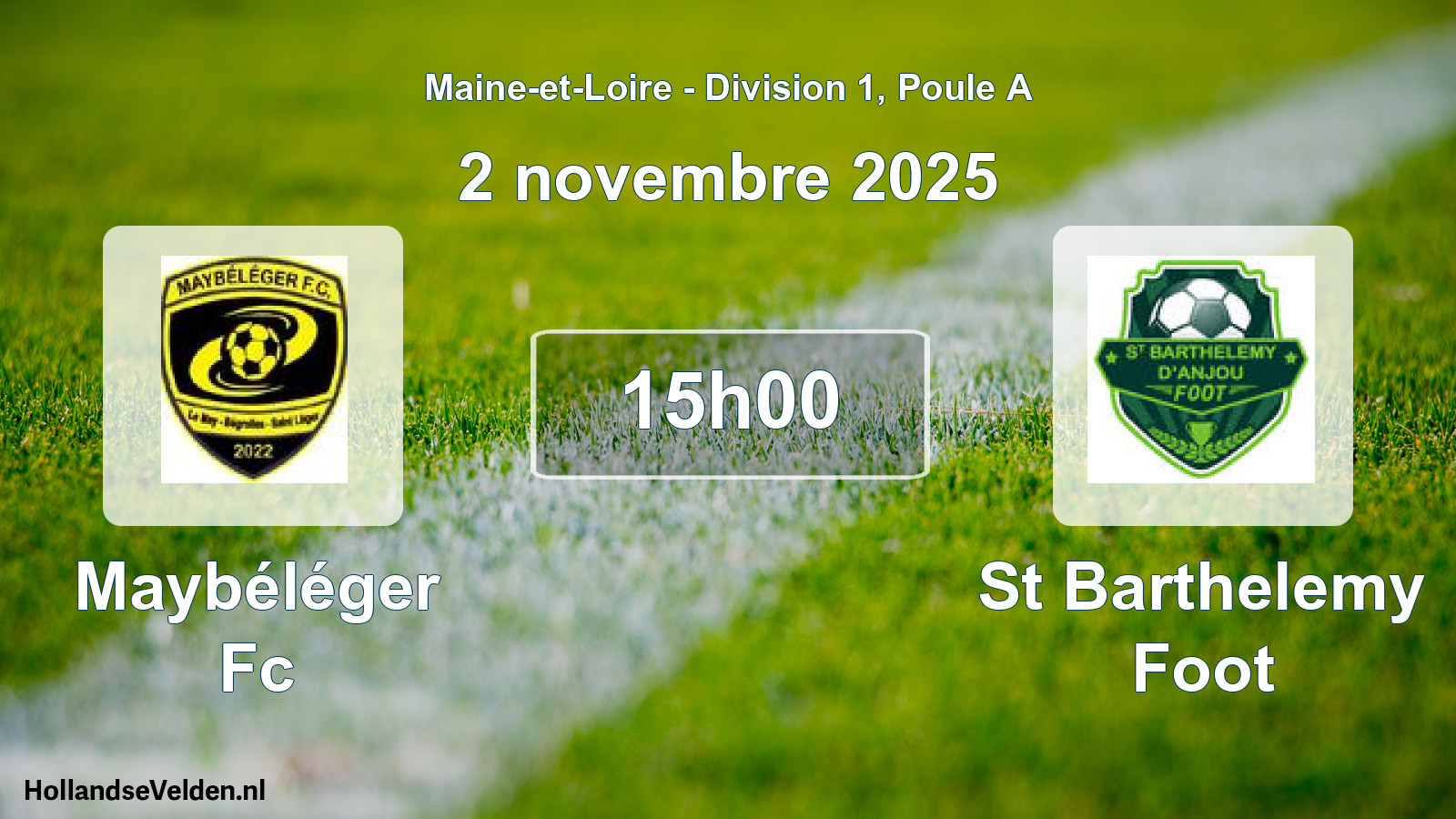 Scheduled Match: Maybéléger Fc - St Barthelemy Foot (2 November 2025)