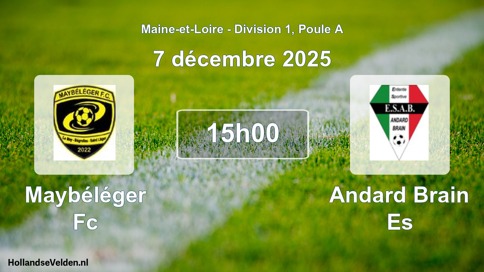 Geplande wedstrijd: Maybéléger Fc - Andard Brain Es (7 december 2025)