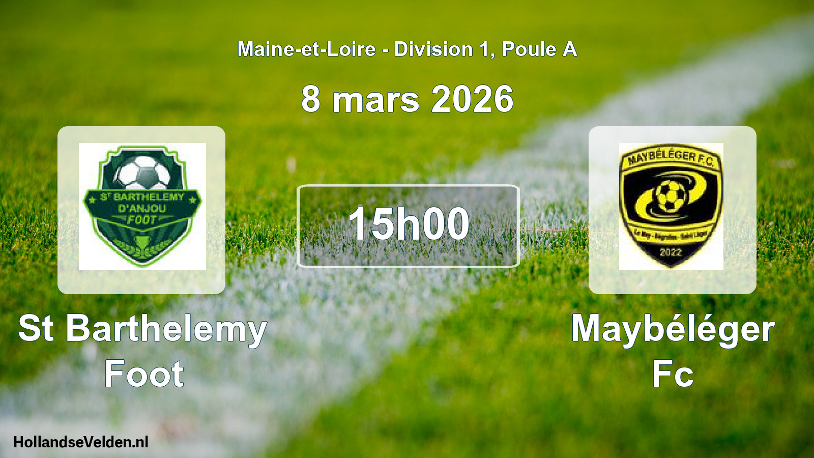 Scheduled Match: St Barthelemy Foot - Maybéléger Fc (8 March 2026)