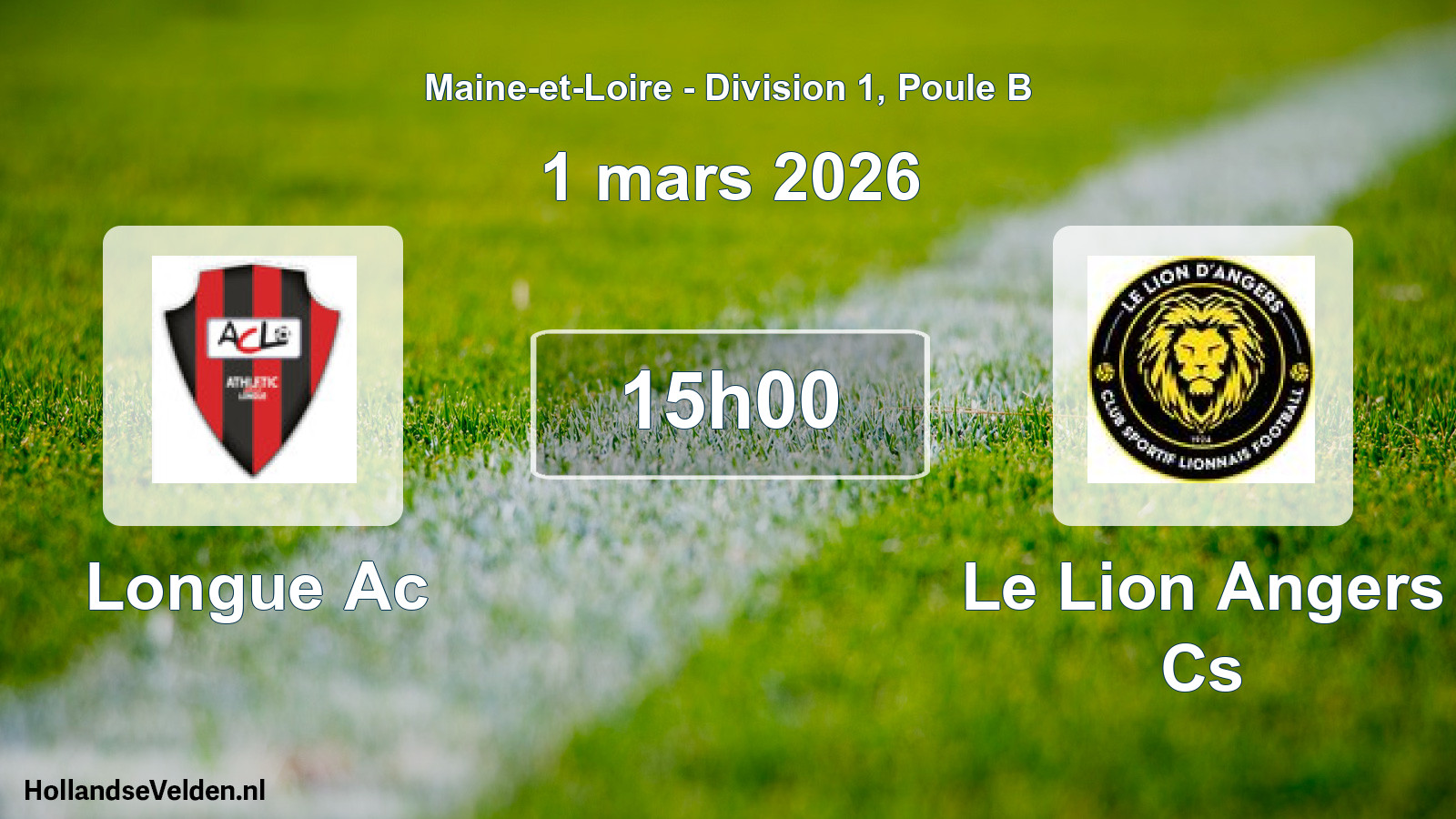 Scheduled Match: Longue Ac - Le Lion Angers Cs (1 March 2026)