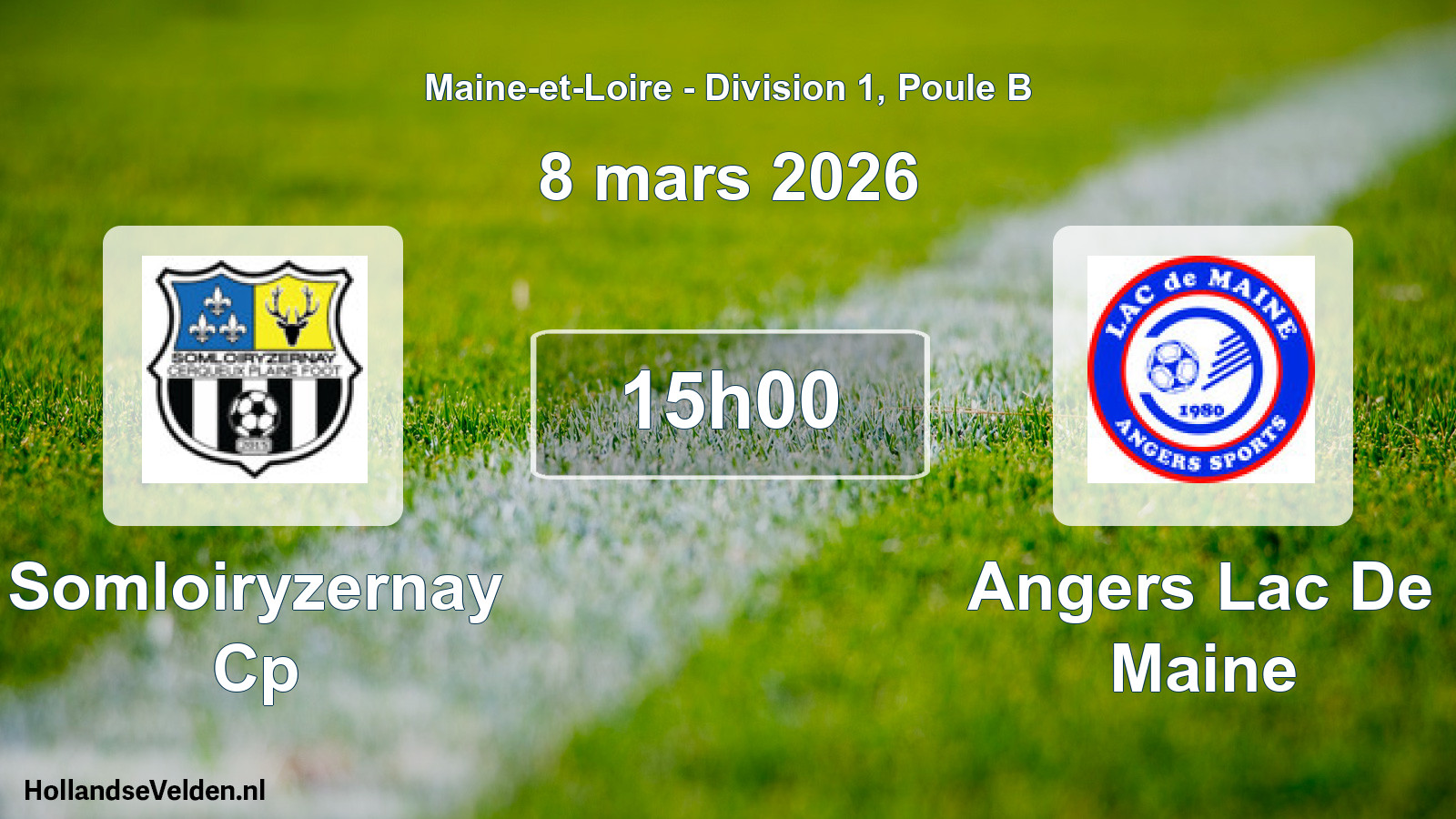 Geplande wedstrijd: Somloiryzernay Cp - Angers Lac De Maine (8 maart 2026)