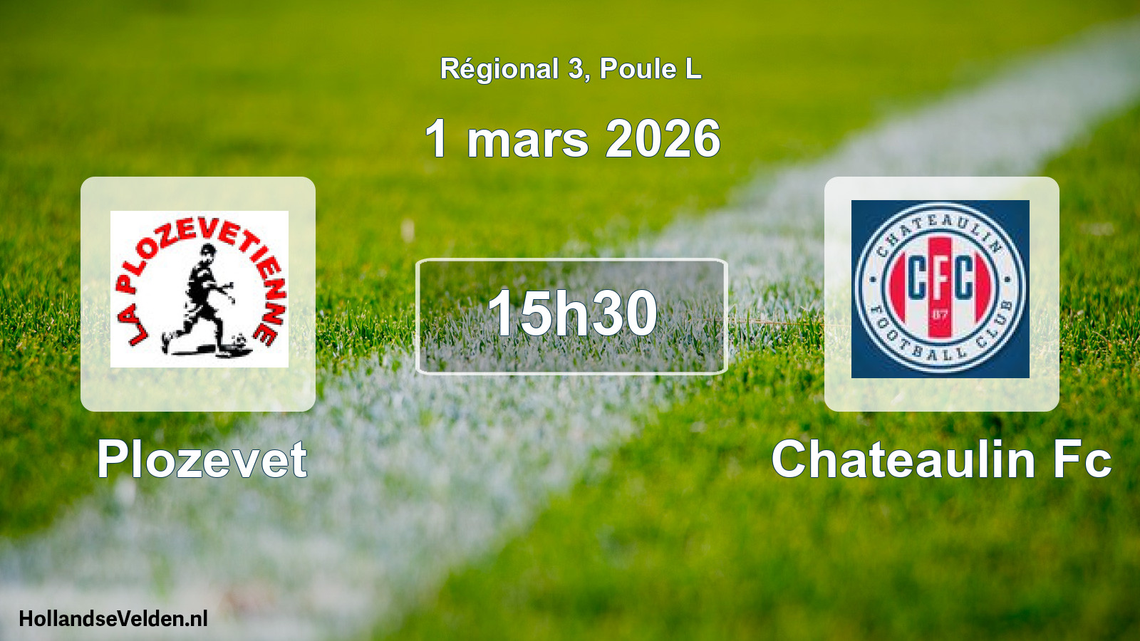 Geplande wedstrijd: Plozevet - Chateaulin Fc (1 mars 2026)