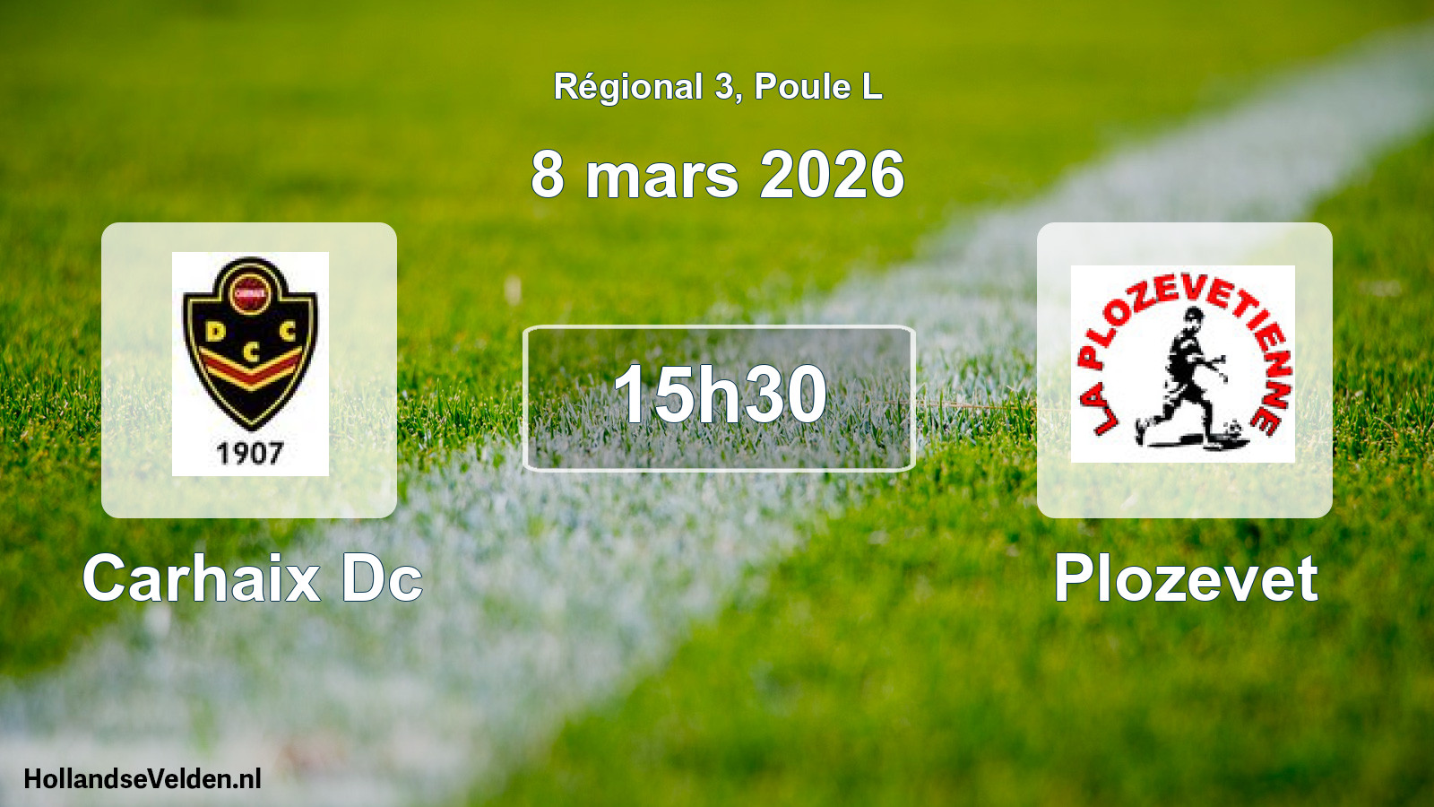 Geplande wedstrijd: Carhaix Dc - Plozevet (8 maart 2026)
