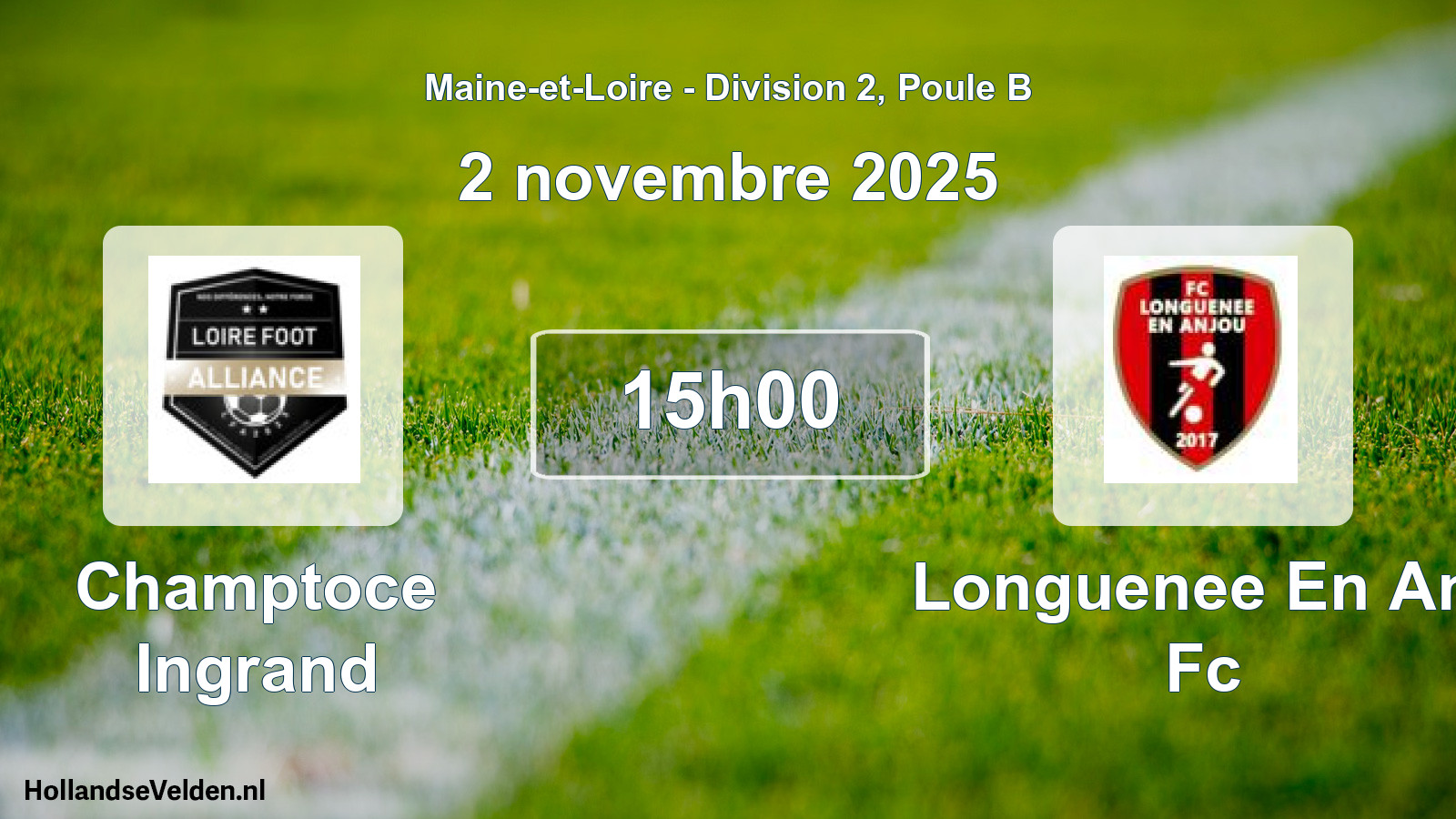 Scheduled Match: Champtoce Ingrand - Longuenee En Anj Fc (2 November 2025)