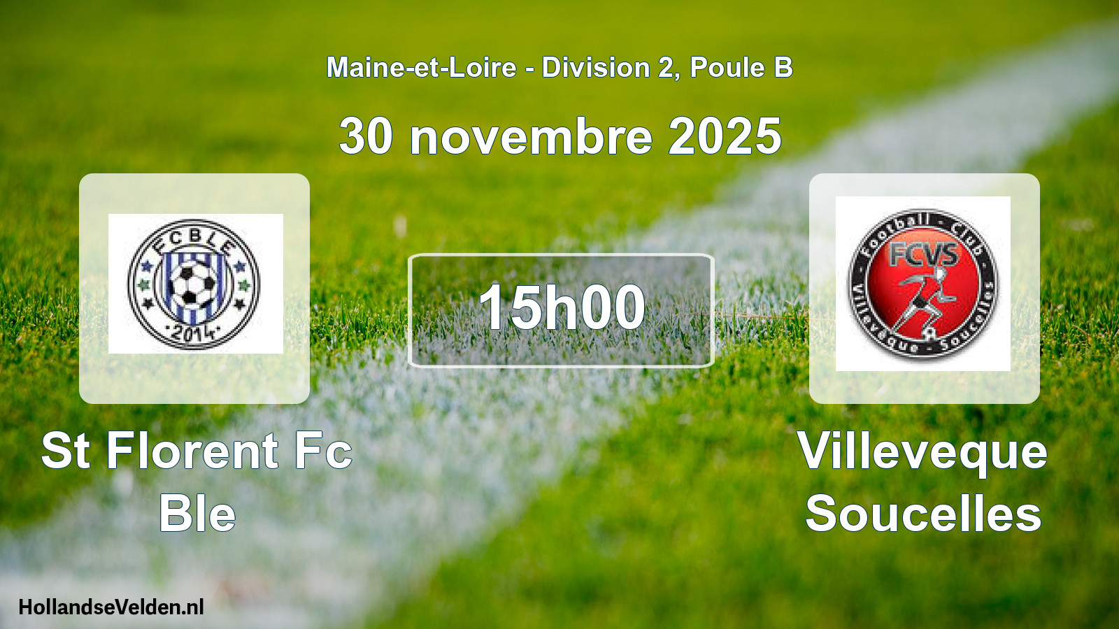 Scheduled Match: St Florent Fc Ble - Villeveque Soucelles (30 November 2025)